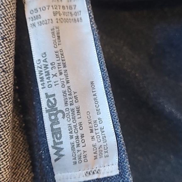 Women Vintage Wrangler Jeans 11×36 - Picture 4 of 4